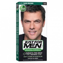 Just for Men fórmula original del color del pelo de los hombres, marrón oscuro (Pack de 3)