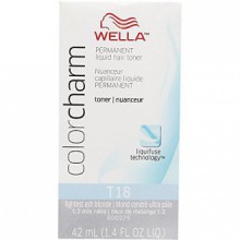 WELLA Couleur Charm Permanent Liquid Hair Toner T18 (léger AshBlonde) 1,4 fl oz