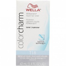 Wella Color Charm Permanente Líquido de pelo tóner T18 (más ligero AshBlonde) 1,4 fl oz