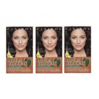 Clairol Natural Instincts 28 Nutmeg Dark Brown 1 Kit (Pack of 3) (packaging may vary)