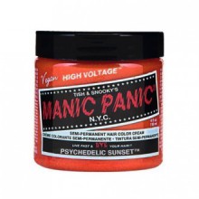 El pánico maníaco del pelo del tinte clásico color crema psicodélico del naranja Fórmula semi-permanente por la belleza Manic Pa
