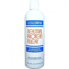 COLORIDO proteína Neutro relleno Peluquerías Seguros color 16 oz / 473 ml de productos coloridos