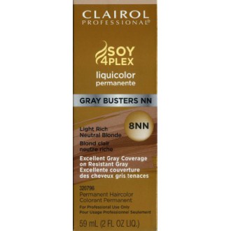 Clairol Professional Liquicolor 8Nn Gray Busters Light Rich Neutral Blonde 2oz