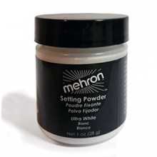 Mehron - UltraFine Setting Powder - Ultra White - 1 oz