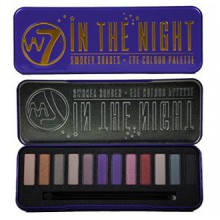 W7 - "en la noche" Smokey Sombras de ojos - Paleta de colores 12 en 1 la gama de colores