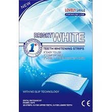 28 Teeth Whitening Strips | Lovely Smile Premium Line Professional Quality - NEW Non-Slip Tech - Teeth Whitening Kit - Tooth
