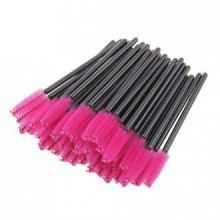 Smilesun Disposable Eyelash Eye Lash Makeup Brush Mascara Wands Applicator Makeup Kits (100PCS Pink)
