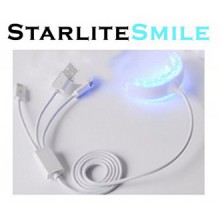 16 Dientes que blanquean la luz LED para iPhone, Android y USB. Funciona w / Gel de blanqueamiento de los dientes o blanqueamien