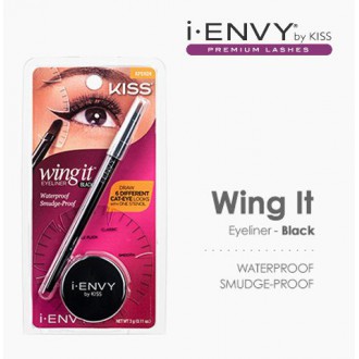 i Envy by Kiss Wing it Gel Eyeliner with Stencil - Black