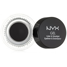 NYX Cosmetics Gel Eyeliner et Smudger, Betty, Jet Black, 0,11 Ounce