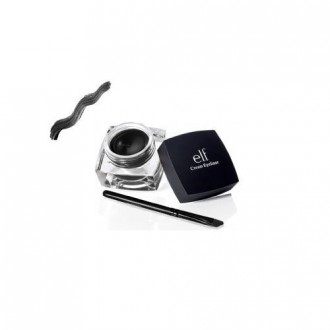 e.l.f. Studio Cream Eyeliner BLACK Eye Liner Makeup Liquid Waterproof Sexy ELF