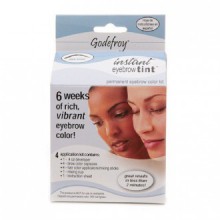 Godefroy instantánea Kit de cejas Tinte Permanente de la ceja del color, marrón oscuro-1 kit