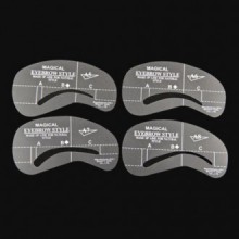 24Styles Eyebrow Grooming Stencil Kit Template Shaping Shaper DIY Tools