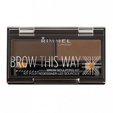 Kit Rimmel Brow This Way Sculpting, Dark Brown, 0,04 Ounce