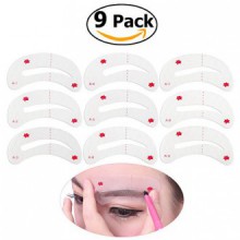 WINOMO Sourcils Pochoirs Kit souple magique Facile maquillage Shaping Template