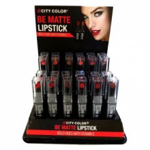 6PC City Color Matte Lipstick Shades parfait de jeu rouge de 6 couleurs L0021C