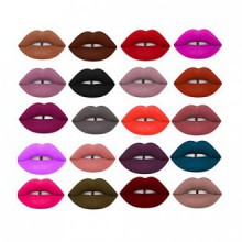 Shouhengda maquillaje mate impermeable terciopelo líquido del lápiz labial de larga duración Lip Gloss 12 colores establece