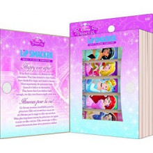 Lip Smacker Disney Story Book, Disney Princess Lip Gloss Set, 5 Count