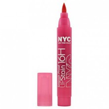 Nueva York Smooch color de labios a prueba de manchas, rosa persistente, 0,1 onza líquida