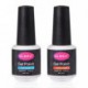 CLAVUZ empapa del LED UV Gel Nail Polish Top Coat y Base Coat Set 0.27fl.oz clavo de DIY herramienta del arte del kit de manicur