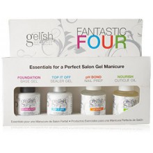 NOUVEAU Gelish Fantastic Four Soak-Off Gel Nail Polish Kit Pour Lampe LED | 01787