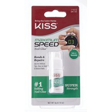 Kiss Products Maximum Speed Nail Glue, 0.04 Pound