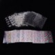 Las nuevas 50 hojas de Diseño 3D clavo del arte del Consejo de la etiqueta de la manicura