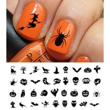 Halloween Nail Decals Assortment 3 - WaterSlide Nail Art Decals - Salon Quality!