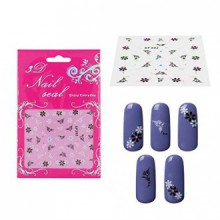 Diseño Elite99 3D pegatinas decoración de uñas con diamantes de imitación Colección Consejo de la etiqueta de manicura 302