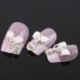 350buy 10pcs Bow Tie Heart Alloy 3D Rhinestone Nail Art Slice DIY Decoration