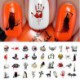 Halloween Nail Sticker Assortiment 4 - Toboggan Nail Art Stickers - Salon de qualité!