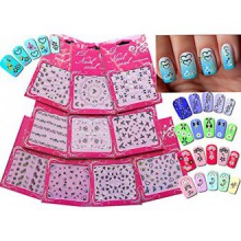 Nail Art Adorable 3D Stickers Stickers Avec Strass Variety Pack de 10 - Bows ♥ ♥ Papillons Fleurs ♥ Coeurs -