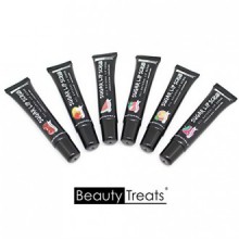 Beauté Treats tout naturel sucre Lip Scrub Tube Set de 6 Saveurs