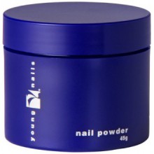 Young Nails Clear False Nail Powder, 45 Gram