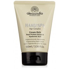 Alessandro Handspa Crème Riche Crème pour les mains, 3,38 Onces Fluid