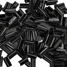 E-TING® Hair Extensions Keratin Bonding Glue Fusion Nail U Tips 100PCS Black