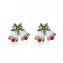 AMA(TM) Women Christmas Fashion Joker Snowman Gifts Animal Stud Earrings (B)