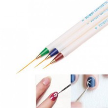 Coper® 3PCS Nail Art Design Set Dotting Peinture Pinceau Dessin Pen Outils