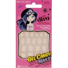 Petite Diva Gel Nails bonbons - 20 Stick Nails 60701 / BLDG03