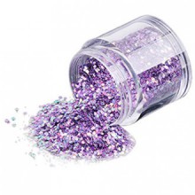 Elevin(TM)10g/Box Gold Sliver Makeup Art DIY Sequins Nail Glitter Powder Shinning Nail Mirror Powder (Purple)