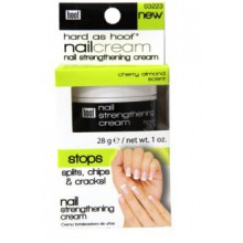 Hard As Hoof Nail Strengthening Cream with Cherry Almond Scent Nail Strengthener & Nail Growth Cream Prevents Splits, Chips,