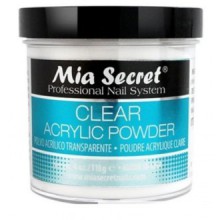 Mia Secret Professional Acrylic Nail System Clear Acrylic Powder, 4 oz.