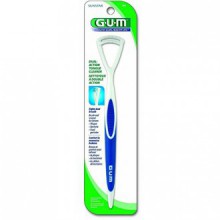 GUM double action Tongue Cleaner - Les couleurs peuvent varier 1 Chaque (Pack de 2)