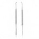 Ingrown Toenail Lifter and File - Double Sided - Professional Surgical Grade - 100% Stainless Steel - Perfect for Salon and