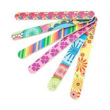 Professional Waterproof Double Sided Nail Files Emery Board Grit Colorful Printing Style Gel Cosmetic Manicure Pedicure Nail