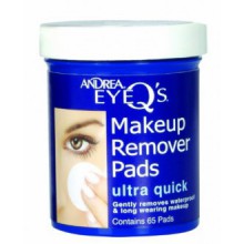 Andrea Eye Q's Ultra Quick Eye Makeup Remover Pads, 65-Count (Pack of 3)