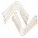 HealthMax (TM) nettoyeur de langue cuivre Set de 12 Pcs Anti microbien et naturel