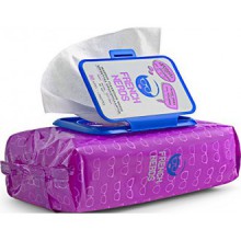 Makeup Remover Towelettes 60 count Large - Cleansing Wipes For Eyes and Face, Infused With Vitamin A, C, E & Aloe Vera - 60
