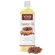 Viva Naturals Ultra Smooth Castor Oil, 16 fl oz - The BEST Emollient for Skin, Hair & Nail Care