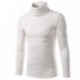 Mens Clothes,Neartime Casual High-Collar Men's Sweaters Tops Warm Winter (XL, White)